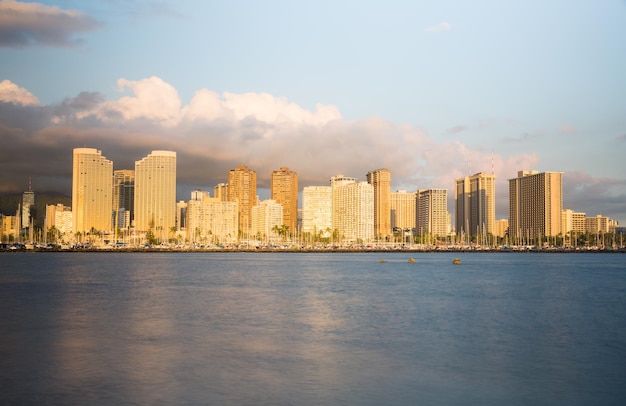 Panorama de Waikiki Honolulu Hawai