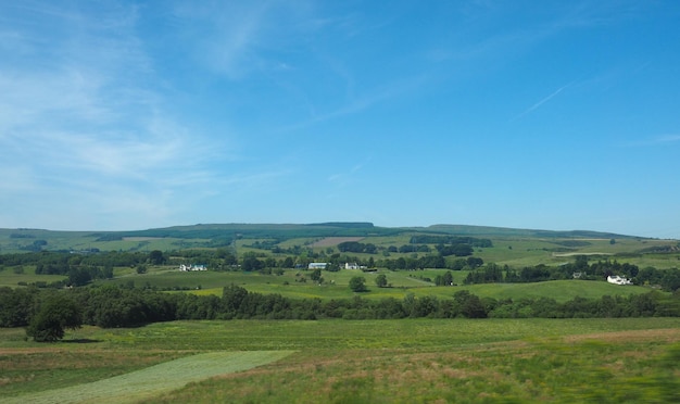 Panorama zwischen Edinburgh und Glasgow