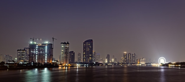 Panoramaaufnahme von Bangkok, der Hauptstadt von Thailand