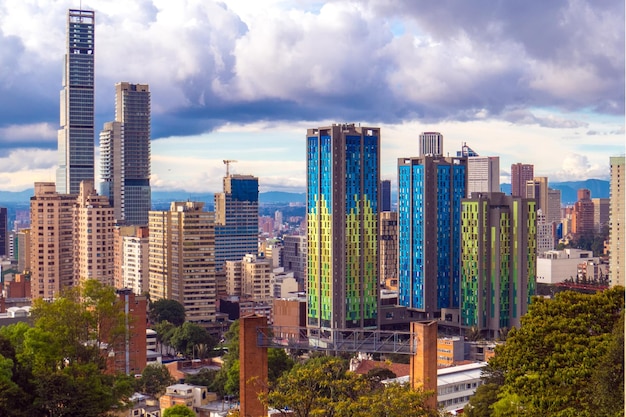 Panoramablick auf Bogota, Kolumbien