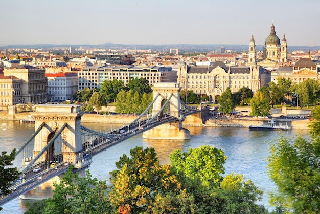 Panoramablick auf Budapest, Ungarn