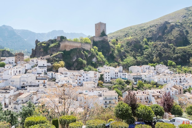 Panoramablick auf das Dorf Cazorla Jaen Spanien