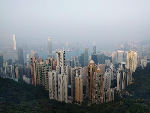 Foto panoramablick auf das stadtbild