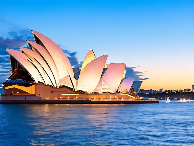 Panoramablick auf das Sydney Opera House