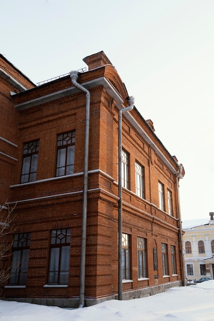 Foto panoramablick auf den stadthintergrund