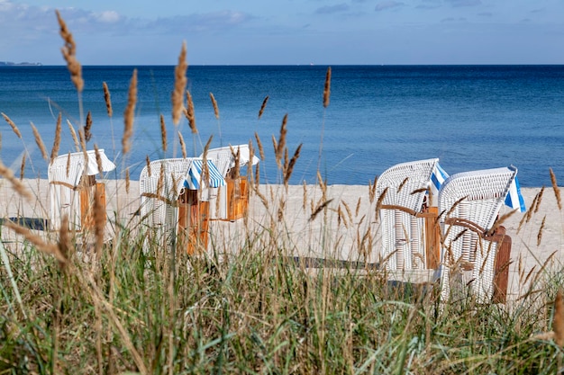 Foto panoramablick auf den strand gegen den himmel