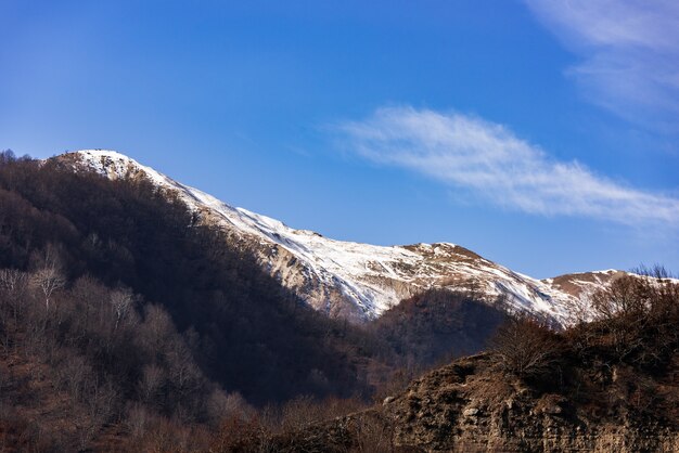 Panoramablick auf die Bergkette