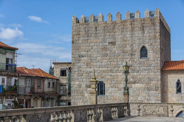 Panoramablick auf die Kathedrale von Porto Se Porto Portugal