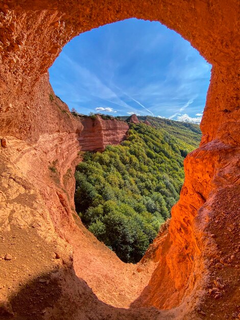 Foto panoramablick auf die landschaft