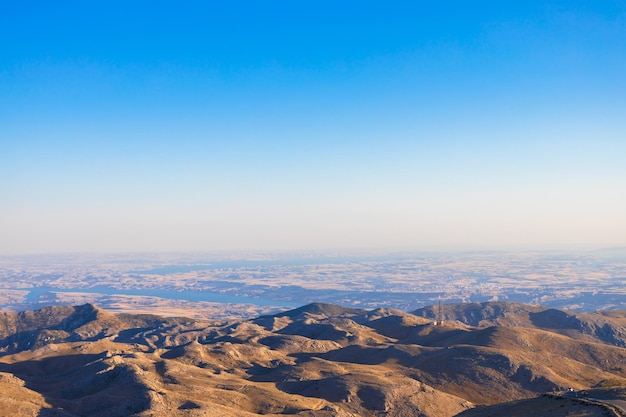 Panoramablick auf die schöne Natur.