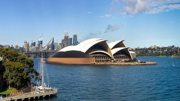 Panoramablick auf die Sydney Opera Houses