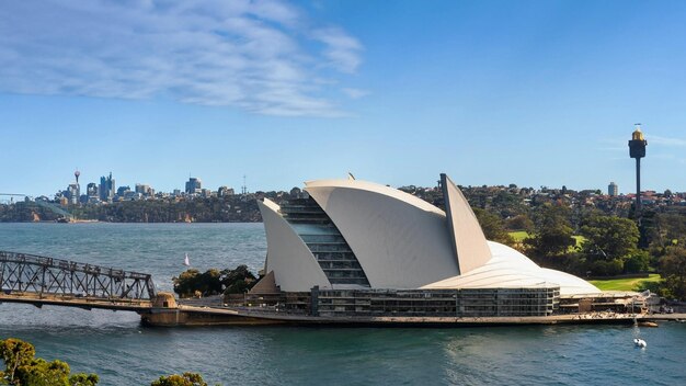 Panoramablick auf die Sydney Opera Houses