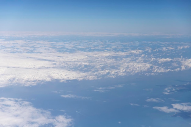 Panoramablick auf die Wolken