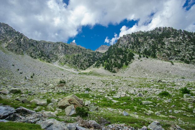 Panoramablick auf einige Berggipfel