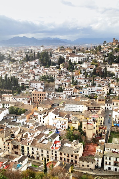 Panoramablick auf Granada, Spanien