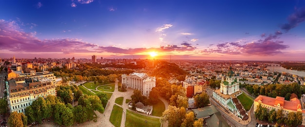 Panoramablick auf Kiew