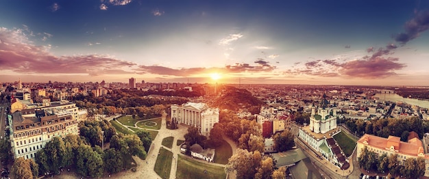 Panoramablick auf Kiew