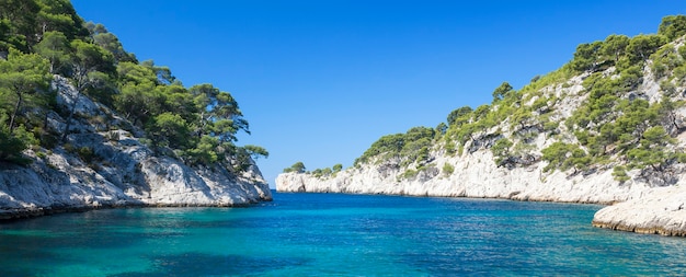 Panoramablick auf Port Pin, Frankreich