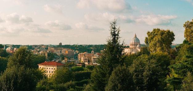 Panoramablick auf Rom