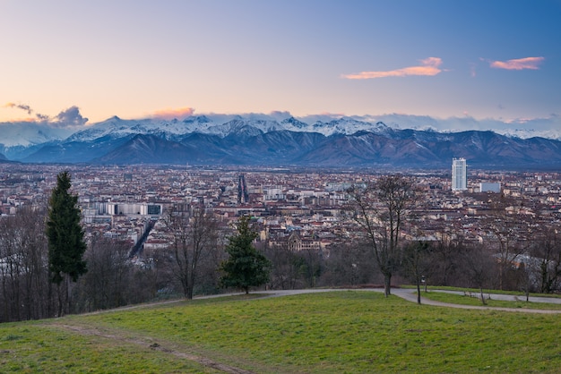 Panoramablick über Turin