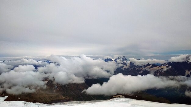 Panoramablick vom Berg Elbrus