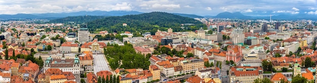 Panoramablick von Ljubljana - Slowenien