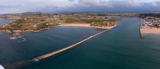 Panorámica aérea de Cuchia y Suances