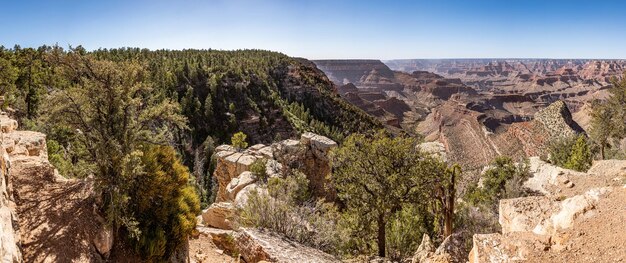 Panorámica del borde sur del Gran Cañón