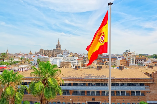 Panorámica de la ciudad de Sevilla desde el mirador