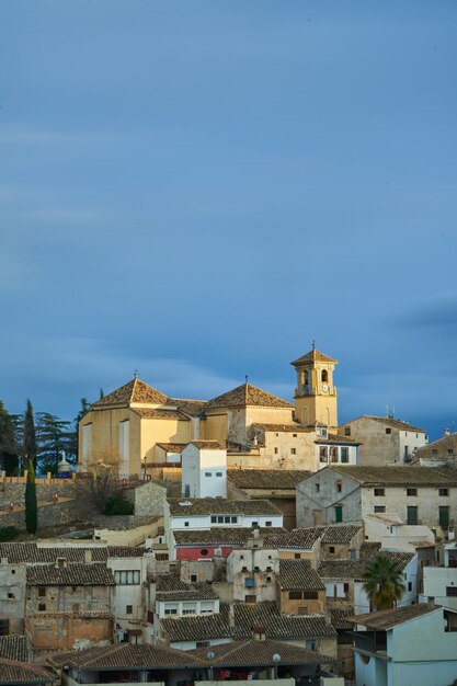 panorámica de la hermosa ciudad de Cehegn en el noroeste de Murcia, España