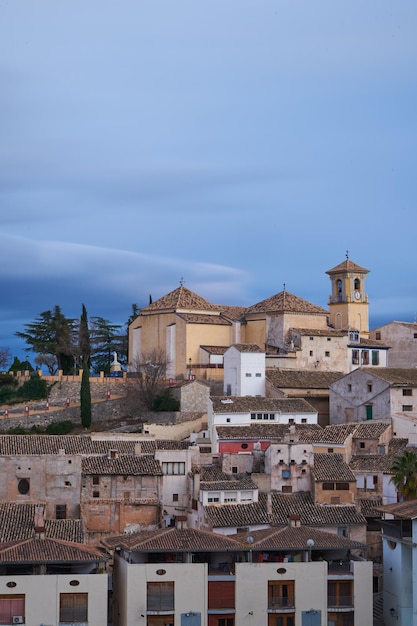 panorámica de la hermosa ciudad de Cehegn en el noroeste de Murcia, España