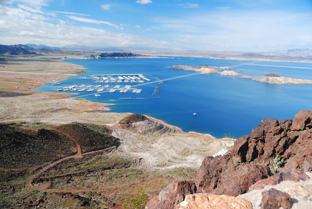 Panorámica del lago Mead