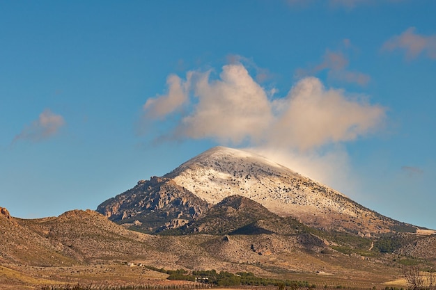 Panorámica de la sierra de la sagra de huéscar granada