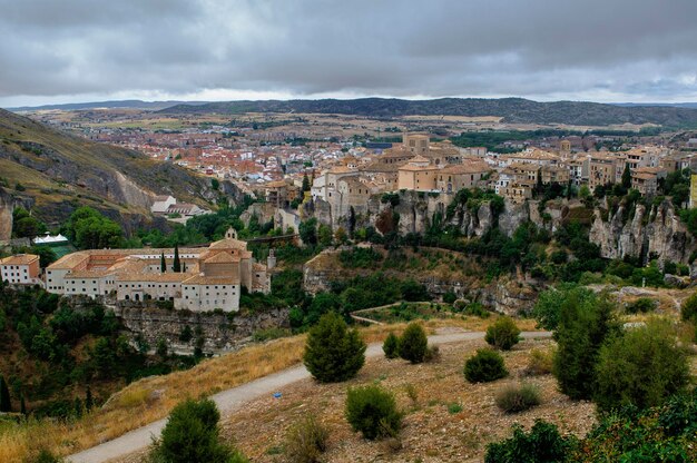 Foto panoramische ansicht von cuenca spanien