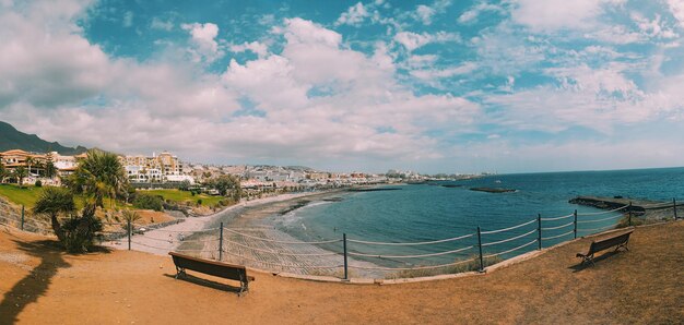 Panormica Playa Fanabe auf Teneriffa