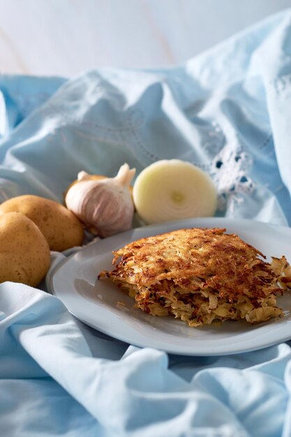 Panquecas de batata Fritos de legumes Latkes