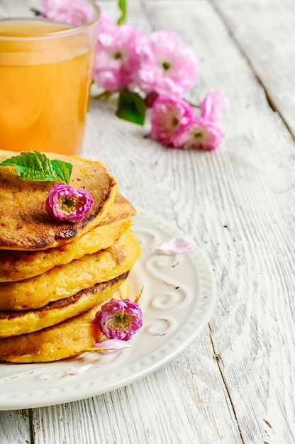 panqueques con calabaza