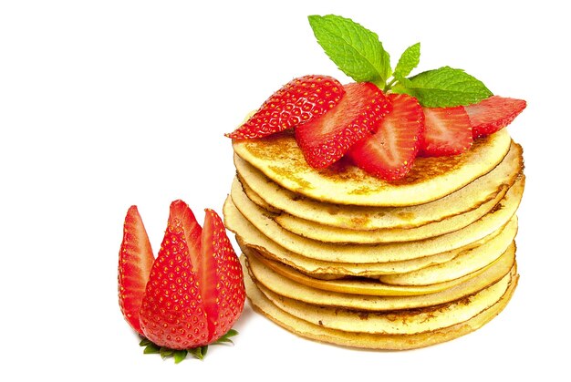 Panqueques Con Fresas