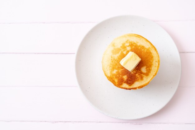 panqueques con mantequilla y miel