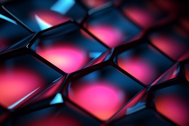 una pantalla colorida de una lámpara hecha por el artista