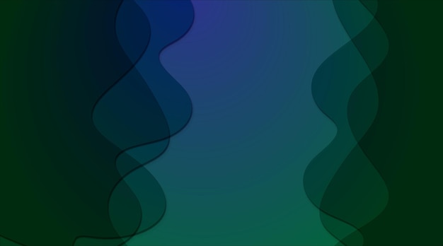 Pantalla de computadora abstracta línea curva de onda azul fondo decorativo