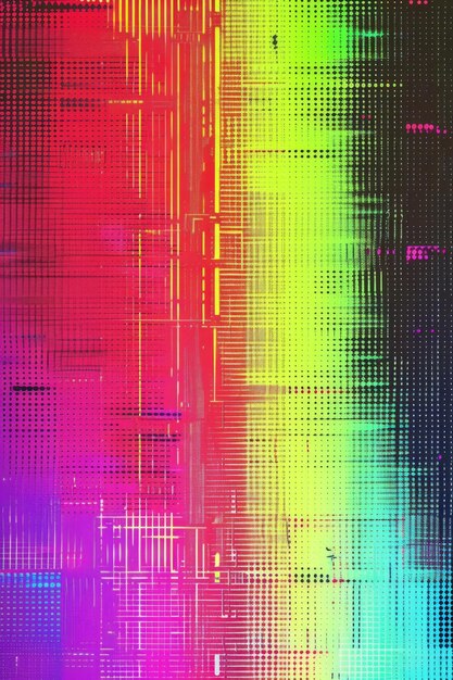 Una pantalla de computadora de colores con gráficos y iconos vibrantes