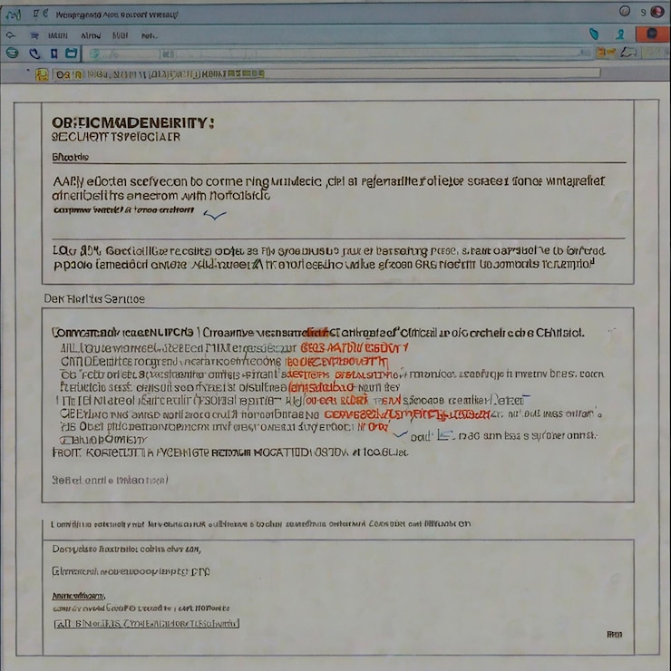 Foto una pantalla de computadora con un documento que dice una cita en rojo