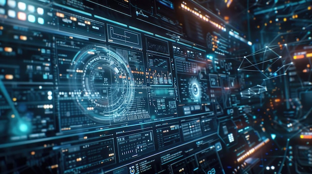 una pantalla de computadora con un fondo azul con un círculo azul y las palabras "no" en ella