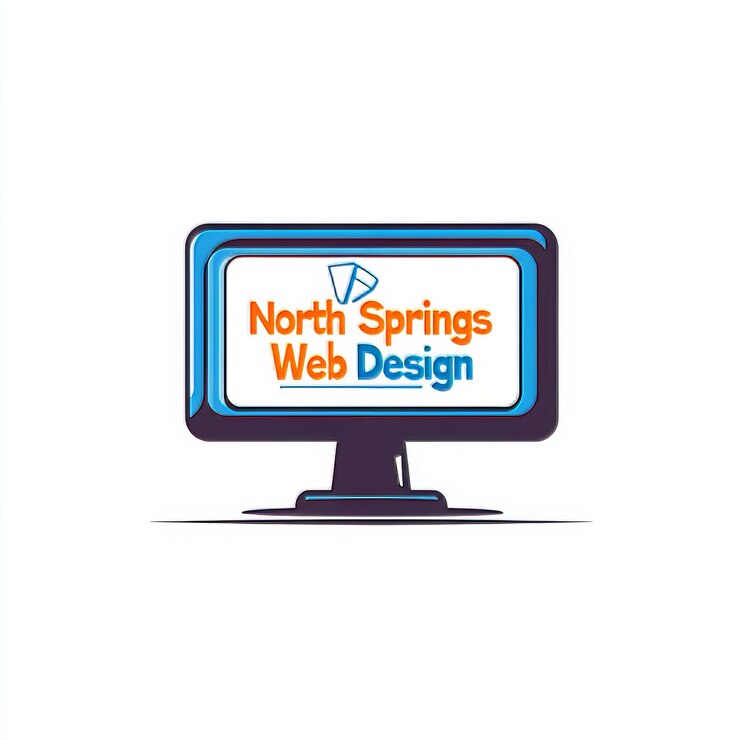 Foto una pantalla de computadora con el logotipo para el diseño de la primavera norte