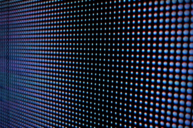 Pantalla LED salpicada de colores brillantes Pantalla LED smd cerrar fondo