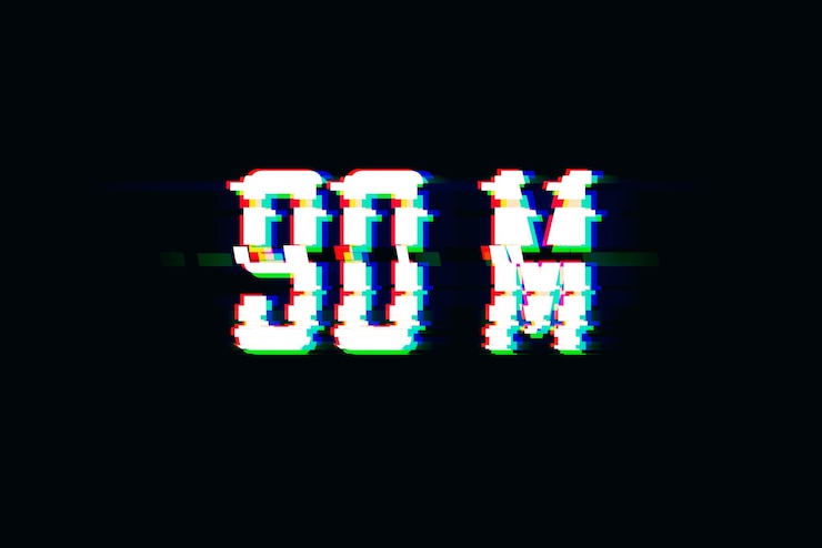 Foto una pantalla con el número gracias 90 millones de suscriptores