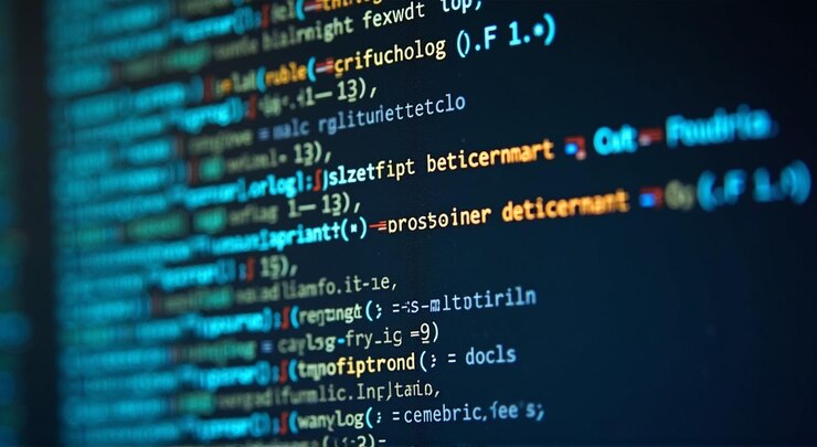 Foto una pantalla con la palabra código en ella