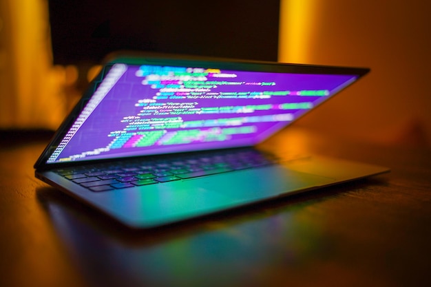 pantalla de la PC donde se refleja el programa