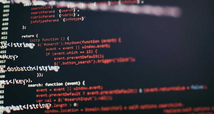 Foto pantalla portátil foto de primer plano estándares de codificación de sitios web de tecnología de la información para el diseño web pantalla de desarrollador del programador